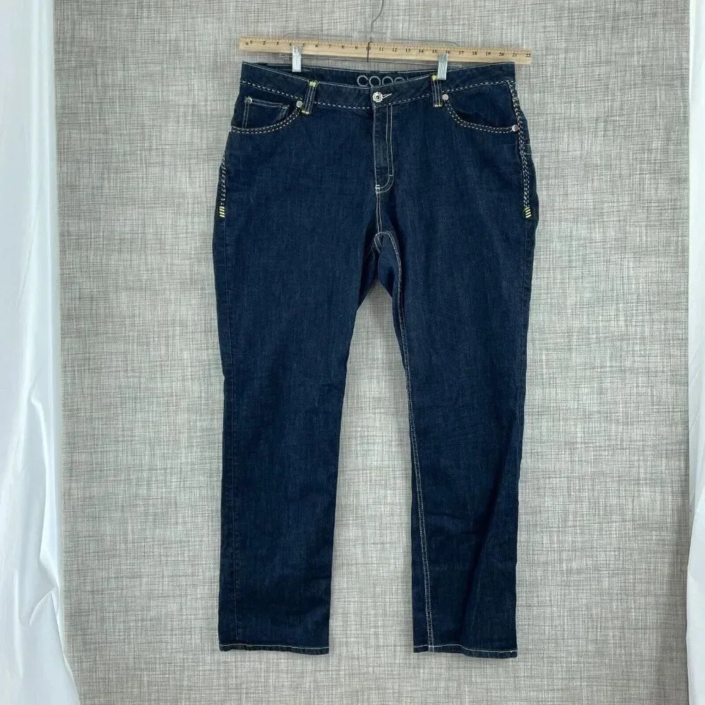 Coogi Jeans Straight Womens 22 blue 2140